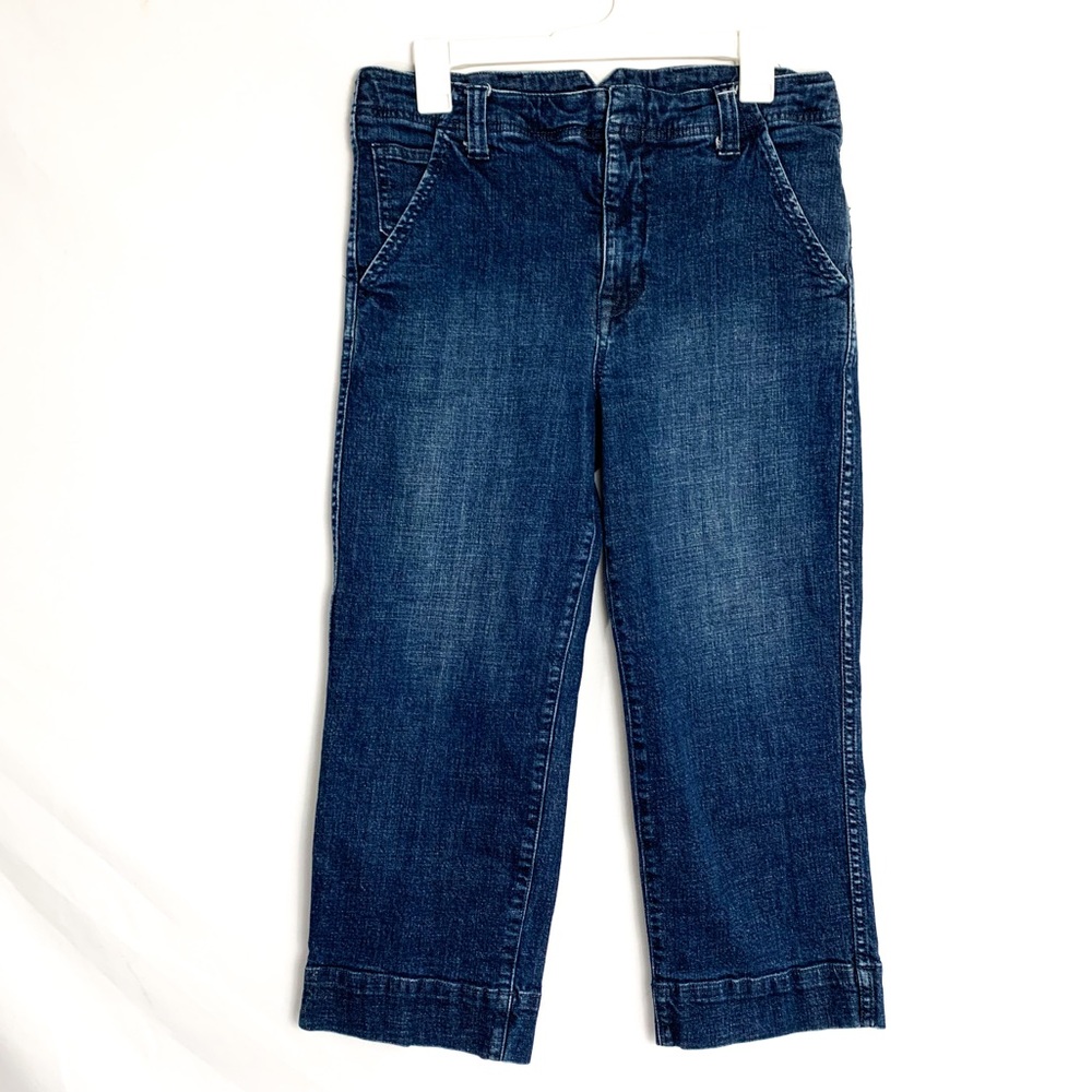 FREE PEOPLE high rise wide leg cropped jeans | Women’s 30